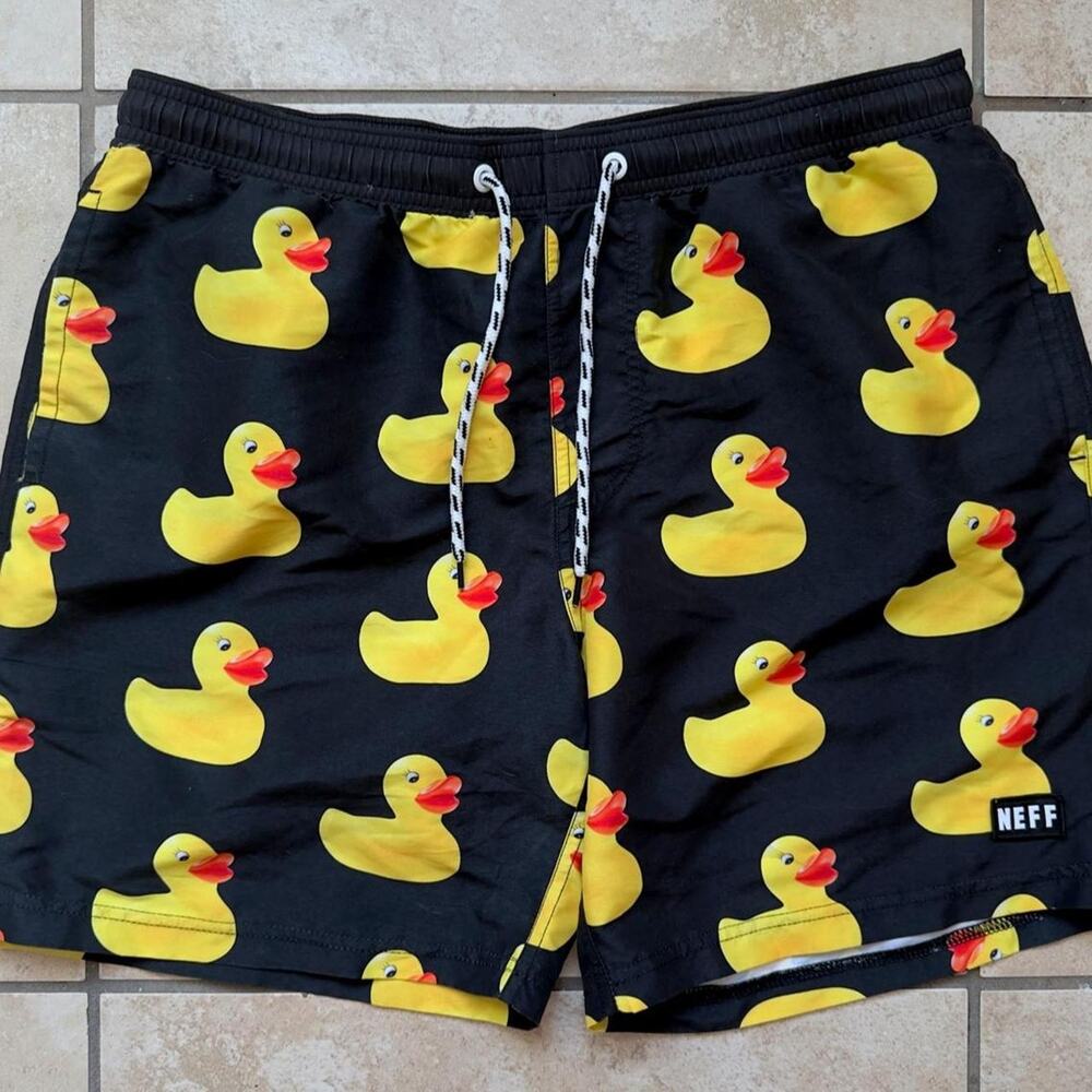 Neff Rubber Duck Swim Trunks - Size L